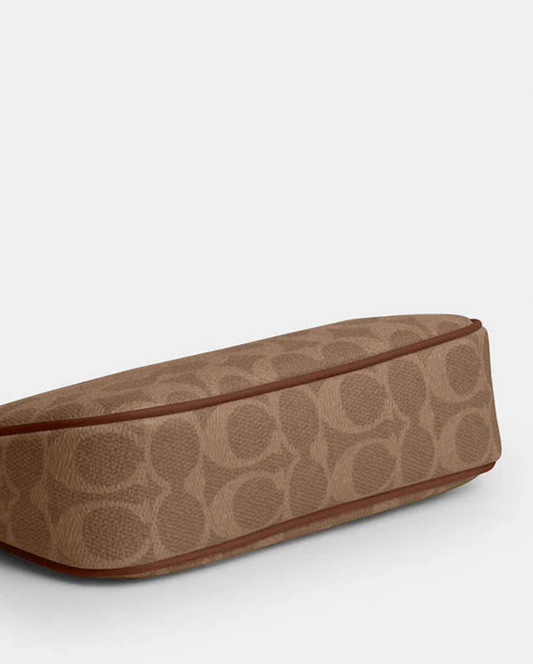 Coach Nolita 19 In Signature Canvas Signature Canvas-Gold-Tan-Brown