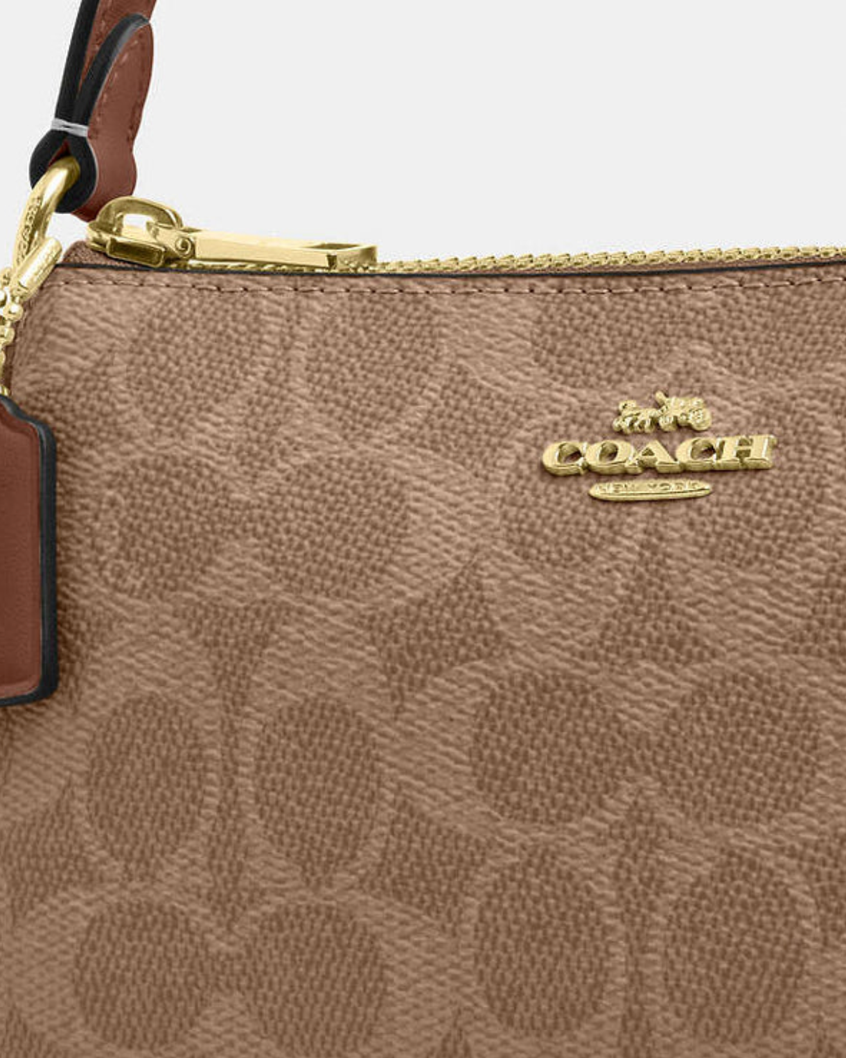 Coach Nolita 19 In Signature Canvas Signature Canvas-Gold-Tan-Brown